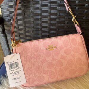 Coach Nolita 19 Signature Canvas CW426 | Powder Pink — New